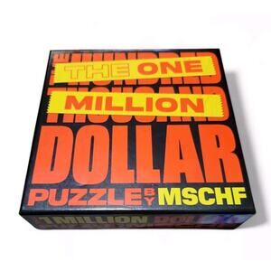 One Million Dollar Puzzle QR Code Win Game by MSCH 500 Pieces Factory Sealed